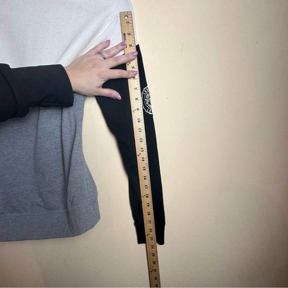 PINK Everyday Lounge Half Zip Pullover Black Gray White Womens XS - Picture 9 of 11